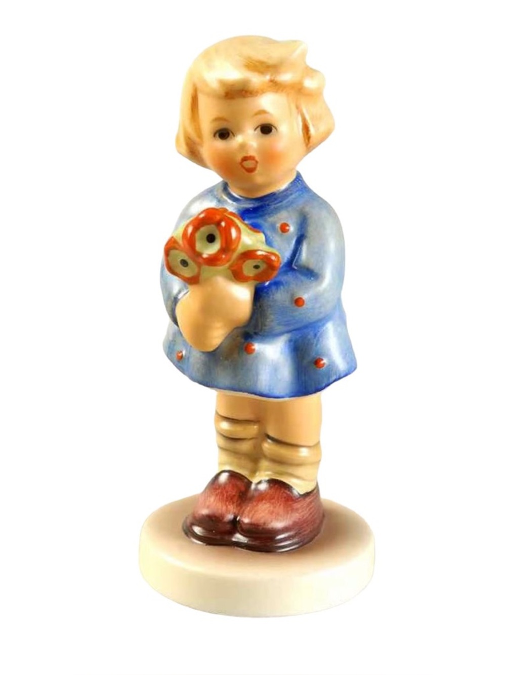 Retired Vintage Hummel Figurine-Girl with Nosegay